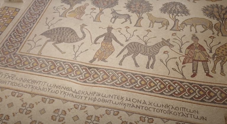 Mosaïque du Mont Nébo