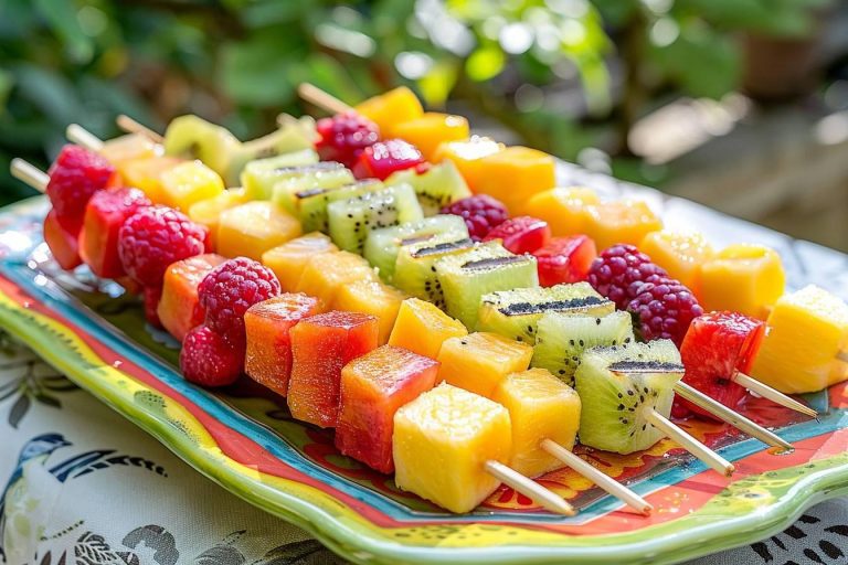 Préparer des brochettes de fruits à l'avance pour des événements réussis