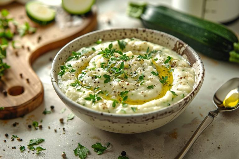 Recette de purée de courgette pour bébé : facile, saine et savoureuse dès 6 mois