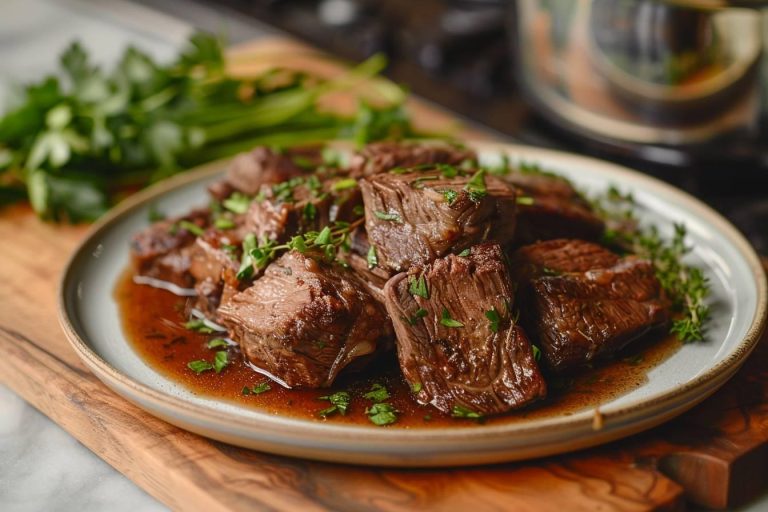 Recette succulente de joues de boeuf mijotées sans vin : un plat réconfortant à déguster en famille