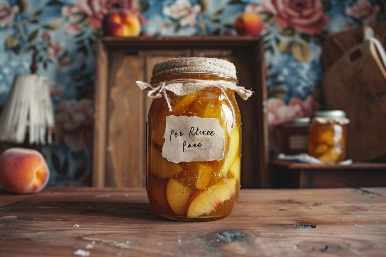 La confiture de pêches comme la faisait grand-mère
