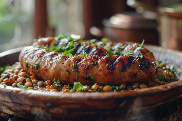 La saucisse aux lentilles de grand-mère : un plat réconfortant