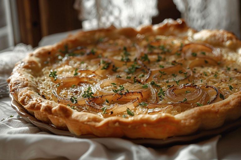 La tarte à l'oignon de grand-mère : un classique intemporel