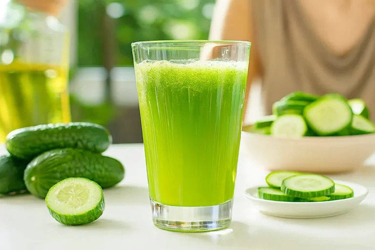 bienfaits du jus de concombre