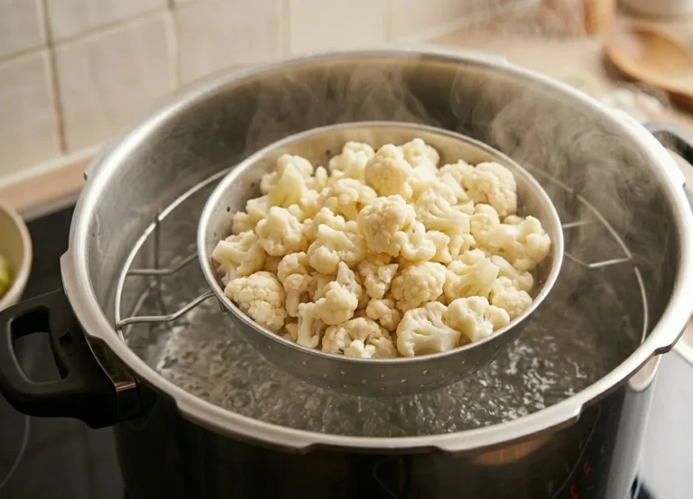 cuisson chou fleur cocotte minute