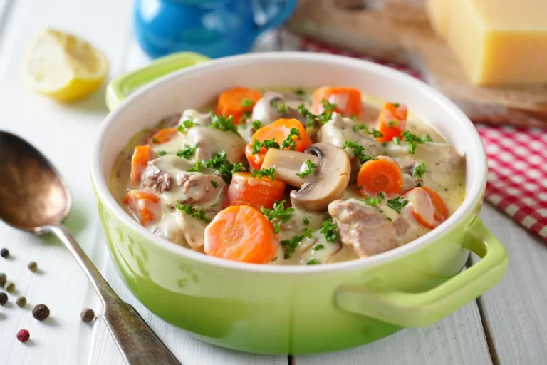 blanquette de veau à l'ancienne de ma grand mere