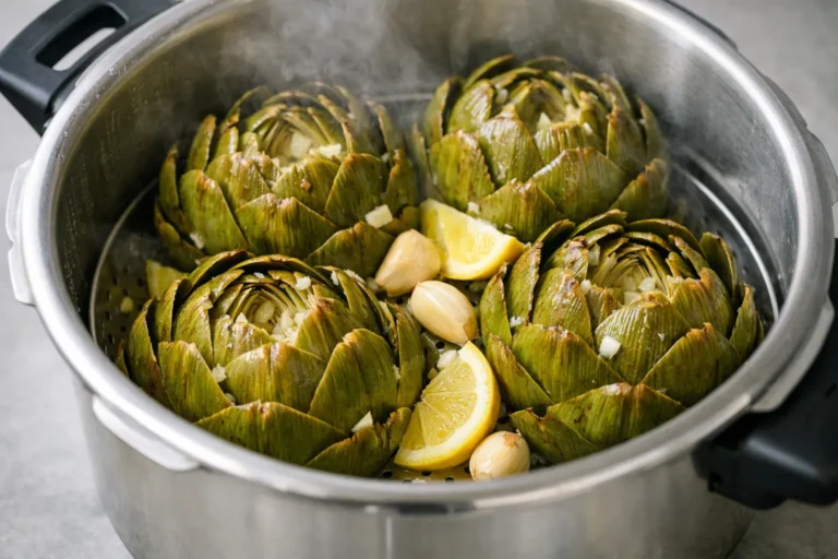 temps de cuisson pour artichauts à la cocotte minute