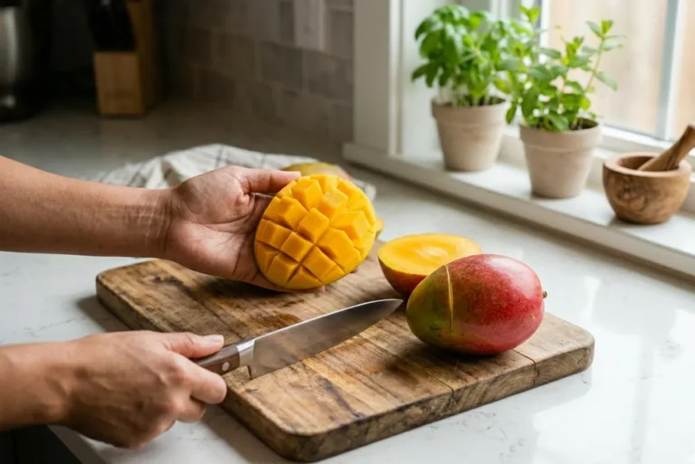 comment couper une mangue