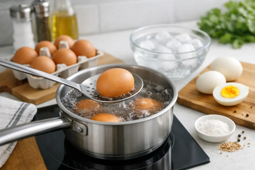 comment faire des oeufs dur