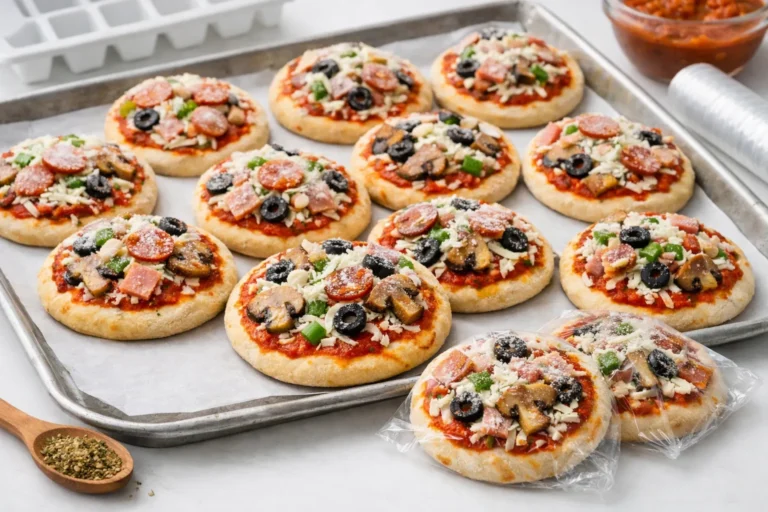 mini pizza apéro à congeler